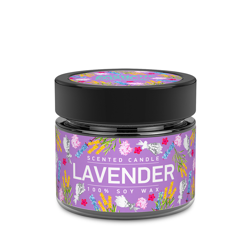 Свеча ароматическая BAGO HOME Лаванда и шалфей 80 г