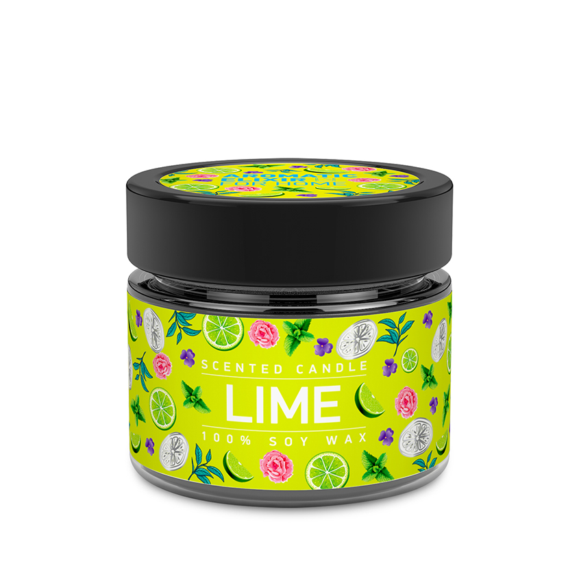 Свеча ароматическая BAGO HOME Мятный лайм 80 г