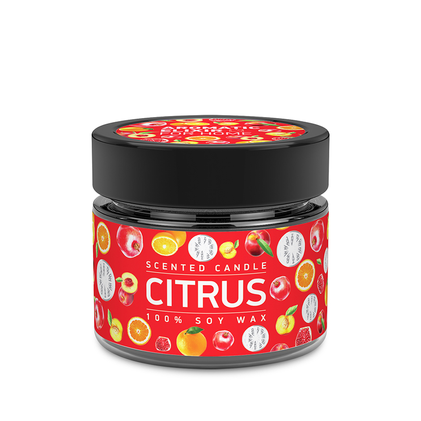 Свеча ароматическая BAGO HOME Апельсин и гранат 80 г